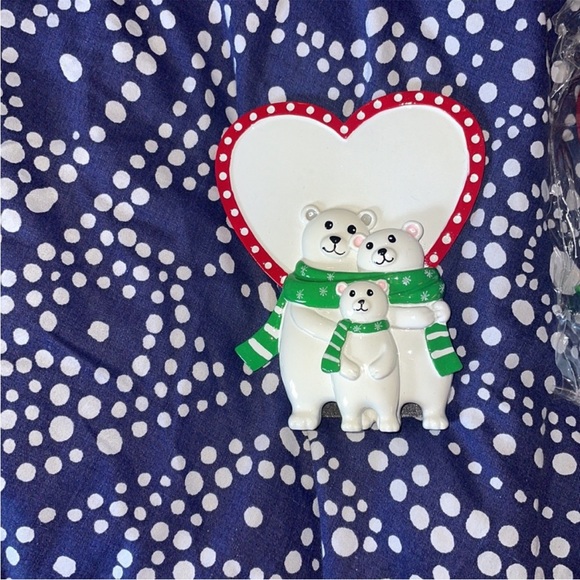Family Of Three Personalized Polar Bear
Tabletop Ornament - Picture 4 of 4